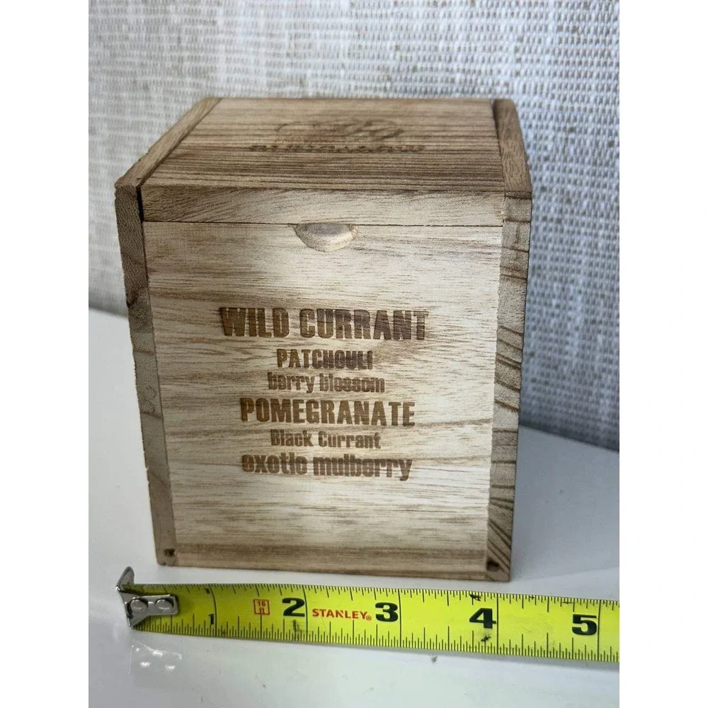 Bungalow Fragrance Collection Wooden Engraved Storage Box‎ 057 (93)